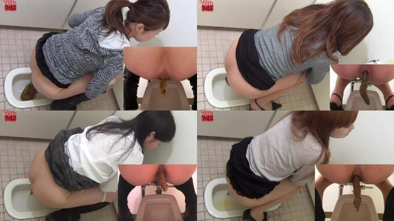BFFT-06 - Japanese Girls - points of view toilet spycams. Pooping and pissing close ups and full body views. HD (2022)